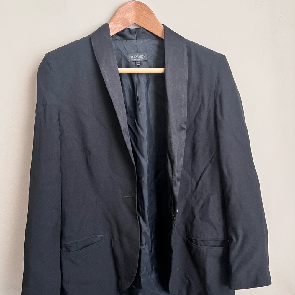 Topshop Women's Classic Black Blazer